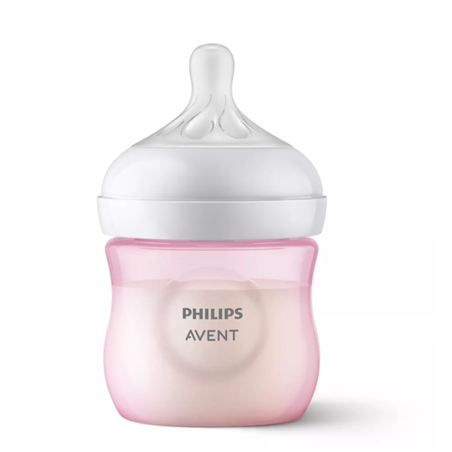 Philips Avent Natural rosa con tetina de respuesta natural