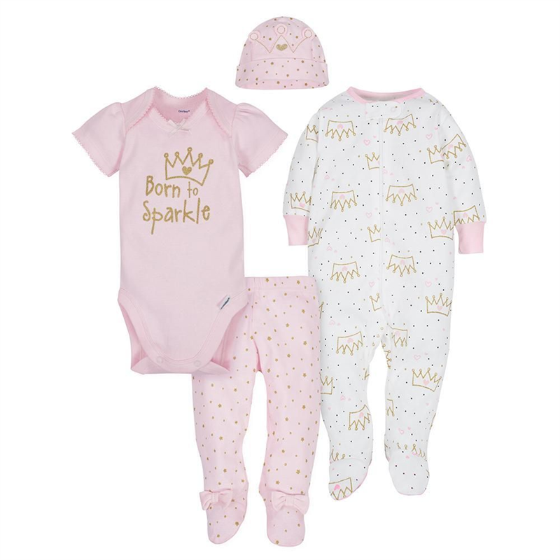 Conjunto Girls Princess Take-Me-Home Setx4