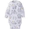 Baby Girl Long Sleeve Kitty Bodysuits - pack x6 Baby Girl Long Sleeve Kitty Bodysuits - pack x6