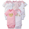 Castillo de la Princesa Short Sleeve Bodysuits Pack x5 Castillo de la Princesa Short Sleeve Bodysuits Pack x5