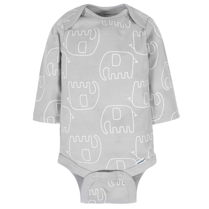 Bodys manga larga Animals - pack x6