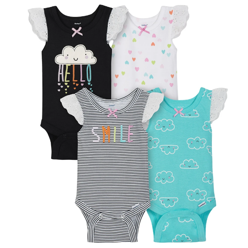 Bodys sin manga Clouds - pack x4