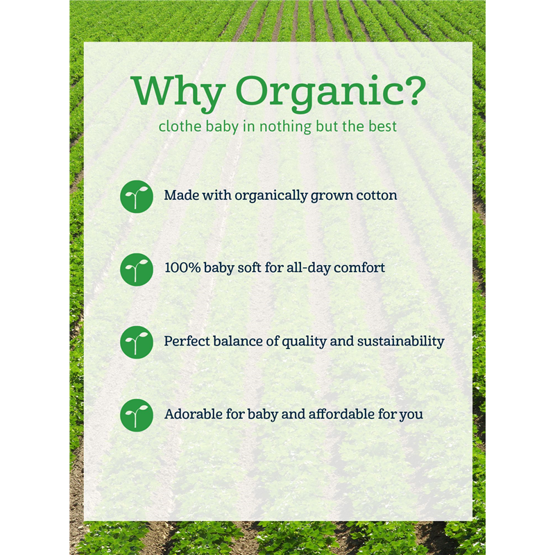 Conjunto orgánica Conejito floral - pack x3