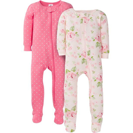 Pijama Snug Fit Girls Rose - pack x2