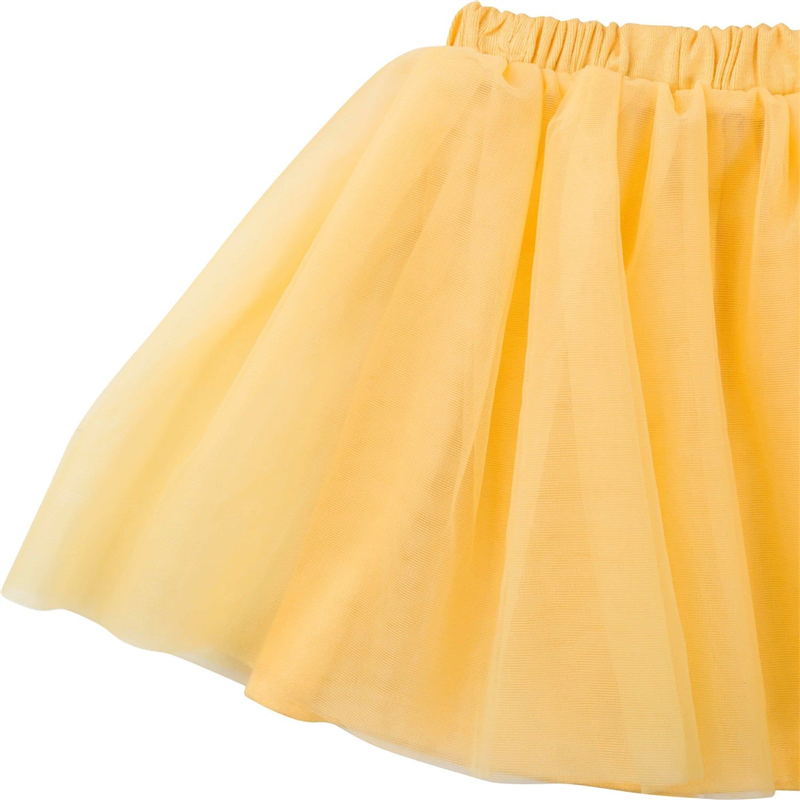 Conjunto con tutú y leggings amarillo