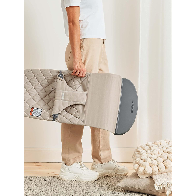 BabyBjorn Bouncer Bliss Sand Gray